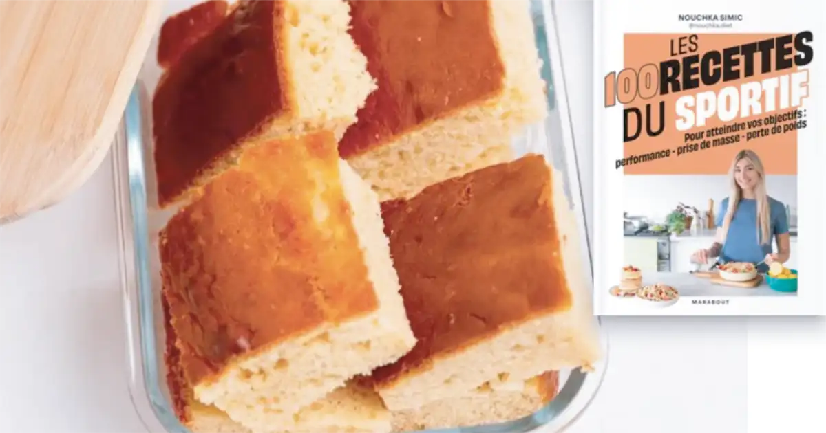 Gâteau au yaourt du sportif : la recette de Nouchka avant une course