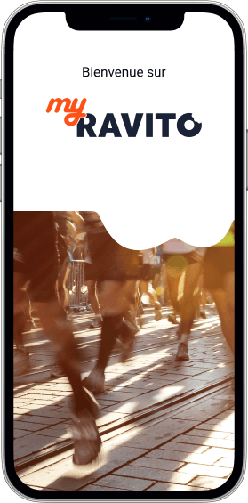 Aperçu de l'application myRavito